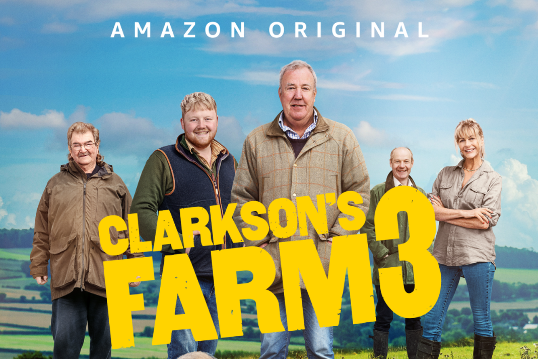 Clarkson's Farm poster featuring Jeremy Clarkson