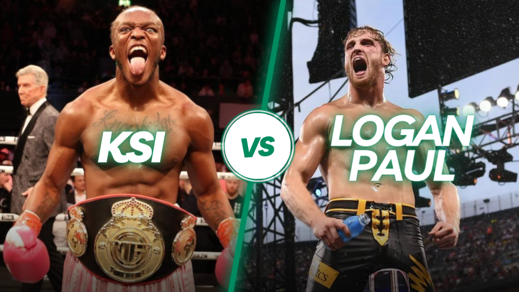 Logan Paul and KSI side-by-side in a VS image